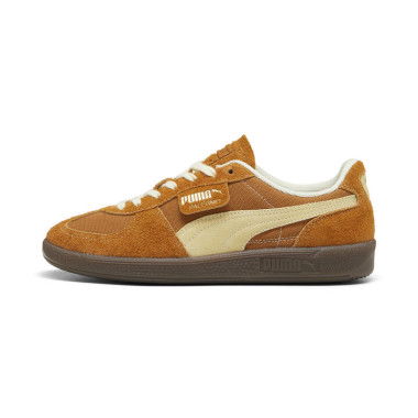 Palermo Vintage Unisex Sneakers in Caramel Latte/Creamy Vanilla/Gum, Size 6, Textile by PUMA Shoes