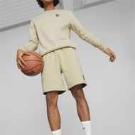 Detailed information about the product Pivot EMB Men's Basketball Shorts in Granola, Size 3XL, Cotton/Elastane by PUMA