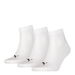 Plain Quarter Unisex Socks - 3 Pack in White, Size 3.5. Available at Puma for $16.00