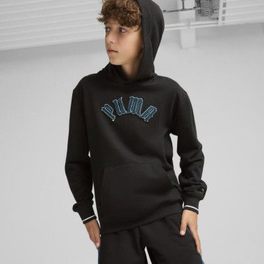 PLAY LOUD CLASSICS Hoodie Youth in Black, Size XS, Cotton by PUMA