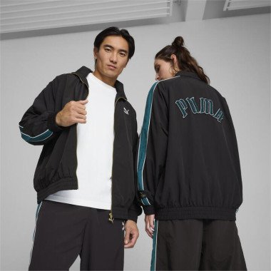 PLAY LOUD T7 Track Jacket Unisex in Black, Size 2XL, Polyester by PUMA