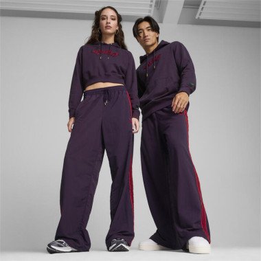 PLAY LOUD T7 Track Pants Unisex in Midnight Plum, Size 2XL, Polyester by PUMA