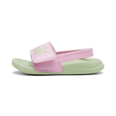 Popcat 20 Backstrap Babies' Sandals in Pink Lilac/Pure Green, Size 6 by PUMA Shoes