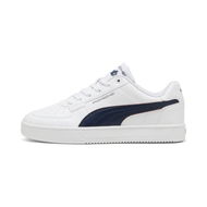 Detailed information about the product Porsche Legacy Caven 2.0 Turbo Unisex Sneakers in White/Club Navy, Size 10 by PUMA Shoes