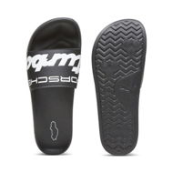 Detailed information about the product Porsche Legacy Leadcat 2.0 Unisex Sandals in Black/White, Size 4, Synthetic by PUMA