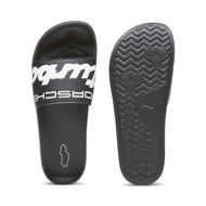 Detailed information about the product Porsche Legacy Leadcat 2.0 Unisex Sandals in Black/White, Size 5, Synthetic by PUMA