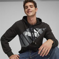 Detailed information about the product POWER Men's Graphic Hoodie in Black, Size Small, Cotton by PUMA