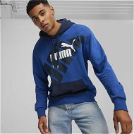 Detailed information about the product POWER Men's Graphic Hoodie in Cobalt Glaze, Size 2XL, Cotton by PUMA