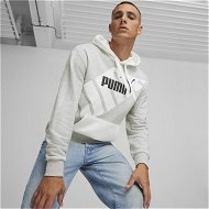 Detailed information about the product POWER Men's Graphic Hoodie in Light Gray Heather, Size XL, Cotton by PUMA