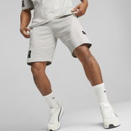 Detailed information about the product POWER Men's Shorts in Light Gray Heather, Size 3XL, Cotton/Polyester by PUMA