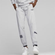 Detailed information about the product POWER Men's Sweatpants in Light Gray Heather, Size XL, Cotton/Polyester by PUMA