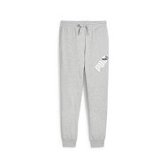 Detailed information about the product POWER Men's Track Pants in Light Gray Heather, Size 2XL, Cotton/Polyester by PUMA