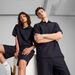 PREMIUM ESS Relaxed Jacquard Unisex Polo Top in New Navy, Size Small, Cotton by PUMA. Available at Puma for $63.00