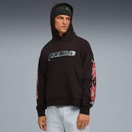 Detailed information about the product PUMATECH Men's Boxy Fleece Hoodie in Black, Size Small, Cotton/Polyester