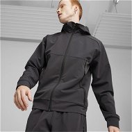 Detailed information about the product PUMATECH Men's Track Jacket in Black, Size 2XL, Polyester/Elastane