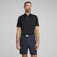 Detailed information about the product Pure Solid Men's Golf Polo Top in Black, Size Small, Polyester by PUMA