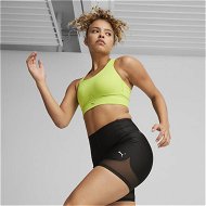 Detailed information about the product PWRbreathe RUN Women's Bra in Lime Pow, Size Large, Polyester/Elastane by PUMA
