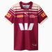 QLD Maroons 2025 Men's Captains Run Replica Jersey Shirt in Black/Burgundy/Qrl, Size Small by PUMA. Available at Puma for $200.00