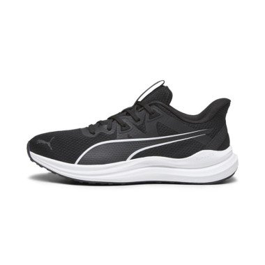 Reflect Lite Unisex Running Shoes in Black/White, Size 9.5, Synthetic by PUMA Shoes
