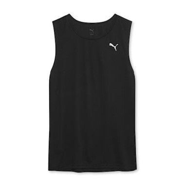 Relaxed Men's Training Tank Top in Black, Size Medium, Polyester by PUMA