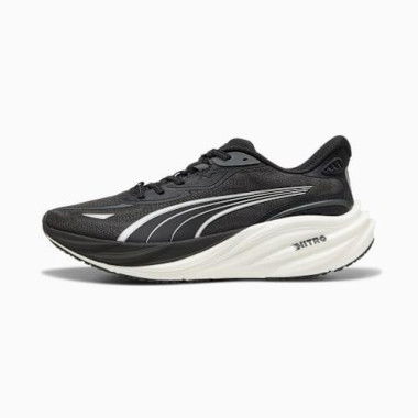 Result NITROâ„¢ Men's Running Shoes in Black/White, Size 7, Synthetic by PUMA Shoes