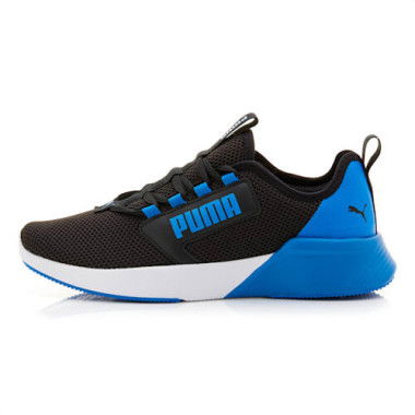 Retaliate Tongue Men's Running Shoes in Black/Future Blue/White, Size 7, Synthetic by PUMA Shoes
