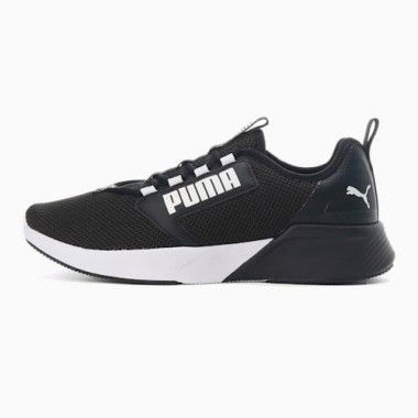 Retaliate Tongue Men's Running Shoes in Black/White, Size 13, Synthetic by PUMA Shoes