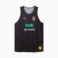 Detailed information about the product Richmond FC 2026 Men's Training Singlet in Black/Vibrant Yellow/Rfc, Size Medium by PUMA