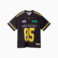 Detailed information about the product Richmond FC 2026 Unisex Warm Up Top in Black/Rfc, Size Small by PUMA