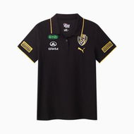 Detailed information about the product Richmond FC 2026 Women's Team Polo Top in Black/Rfc, Size Small by PUMA