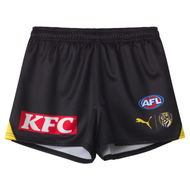 Detailed information about the product Richmond Football Club 2025 Men's Replica Home Shorts in Black/Rfc, Size Large by PUMA