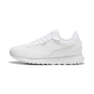 Detailed information about the product Road Rider Leather Sneakers in White, Size 10 by PUMA