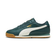 Detailed information about the product Roma 68 Revival Unisex Sneakers in Dark Myrtle/Warm White/Gum, Size 11, Textile by PUMA