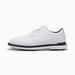 Royale Men's Golf Shoes in White/Deep Navy/Team Light Blue, Size 7.5, Synthetic by PUMA Shoes. Available at Puma for $260.00