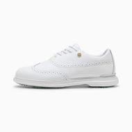 Detailed information about the product Royale Wingtip Men's Golf Shoes in White/Vapor Gray/Grassy Green, Size 7, Synthetic by PUMA Shoes