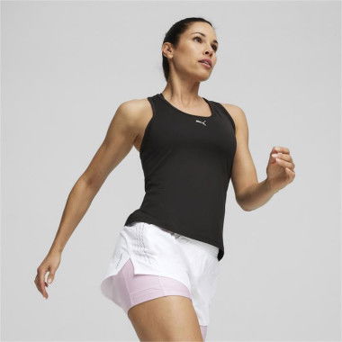 RUN CLOUDSPUN Women's Running Tank Top in Black, Size XL, Polyester/Elastane by PUMA