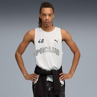 Detailed information about the product RUN CLUB Men's Graphic Tank Top in White, Size Medium, Polyester by PUMA