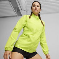 Detailed information about the product RUN Elite Women's Jacket in Lime Pow, Size Large, Polyester by PUMA