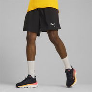 Detailed information about the product RUN FAV VELOCITY 7 Men's Running Shorts in Black/Sunset Glow, Size 2XL, Polyester by PUMA