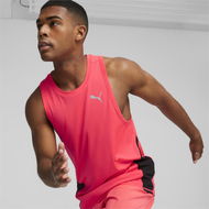 Detailed information about the product RUN FAVOURITE Men's Running Tank Top in Fire Orchid, Size Small, Polyester by PUMA