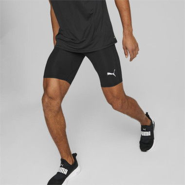 RUN FAVOURITE Tight Running Shorts Men in Black, Size Medium, Polyester/Elastane by PUMA