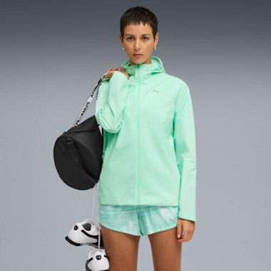 RUN rainCELL Jacket Women in Mint Melt, Size XS, Polyester by PUMA