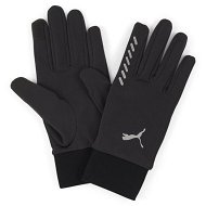 Detailed information about the product RUN Winter Gloves in Black, Size Medium, Polyester/Elastane by PUMA