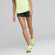 Detailed information about the product RUN Women's Woven 3 Running Shorts in Black, Size XL, Polyester/Elastane by PUMA