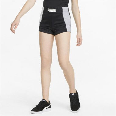 Runtrain Girls Shorts in Black, Size 4T, Polyester by PUMA