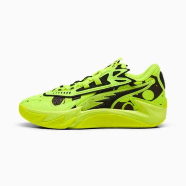 Scoot Zeros II Basketball Shoes Unisex in Yellow Alert/Black, Size 11.5, Synthetic by PUMA Shoes