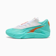 Detailed information about the product Scoot Zeros II Shift Unisex Basketball Shoes in Aquatic/Orange Poppy, Size 6 by PUMA Shoes