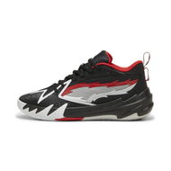 Detailed information about the product Scoot Zeros O.D.D. City Unisex Basketball Shoes in Black/For All Time Red, Size 14, Synthetic by PUMA Shoes