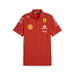 Scuderia Ferrari 2024 Replica Collection Men's Team Shirt in Burnt Red, Size Medium, Cotton/Elastane by PUMA. Available at Puma for $126.00