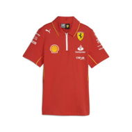 Detailed information about the product Scuderia Ferrari 2024 Replica Collection Women's Team Polo Top in Burnt Red, Size XL, Cotton by PUMA